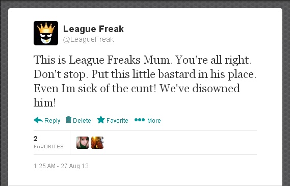 LeagueFreaksMumTweet1