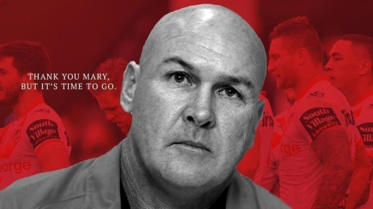 St George/Illawarra Dragons Supporters Start Petition To Have Coach Paul McGregor Fired